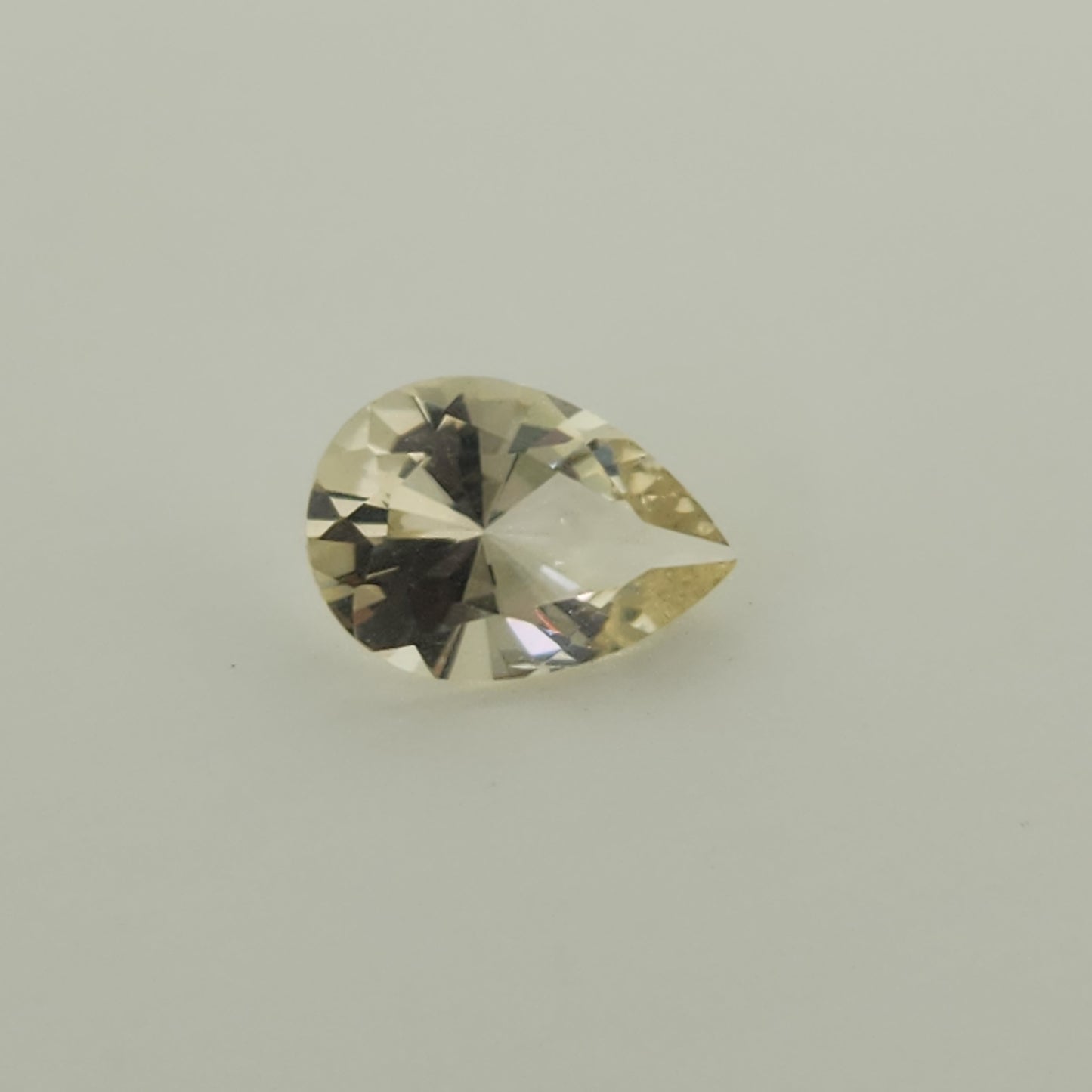 2.20 ct Champagne color Oregon Sunstone Pear shape