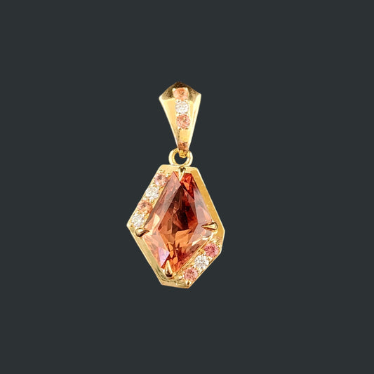 Oregon Sunstone 14 ky Pendant