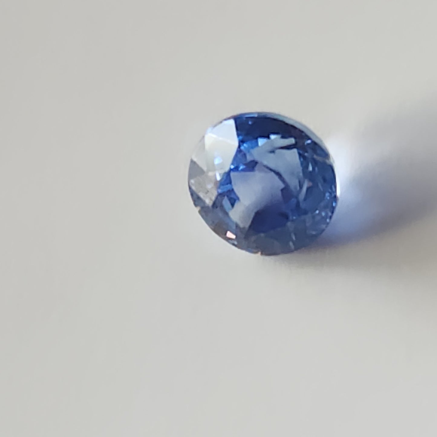 1.48 ct  Blue Sapphire Round (heat)