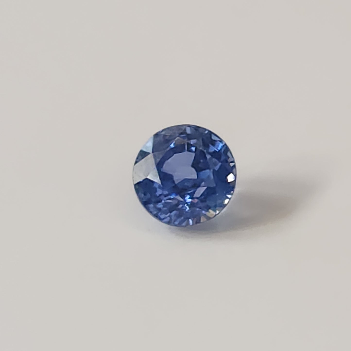 1.48 ct  Blue Sapphire Round (heat)