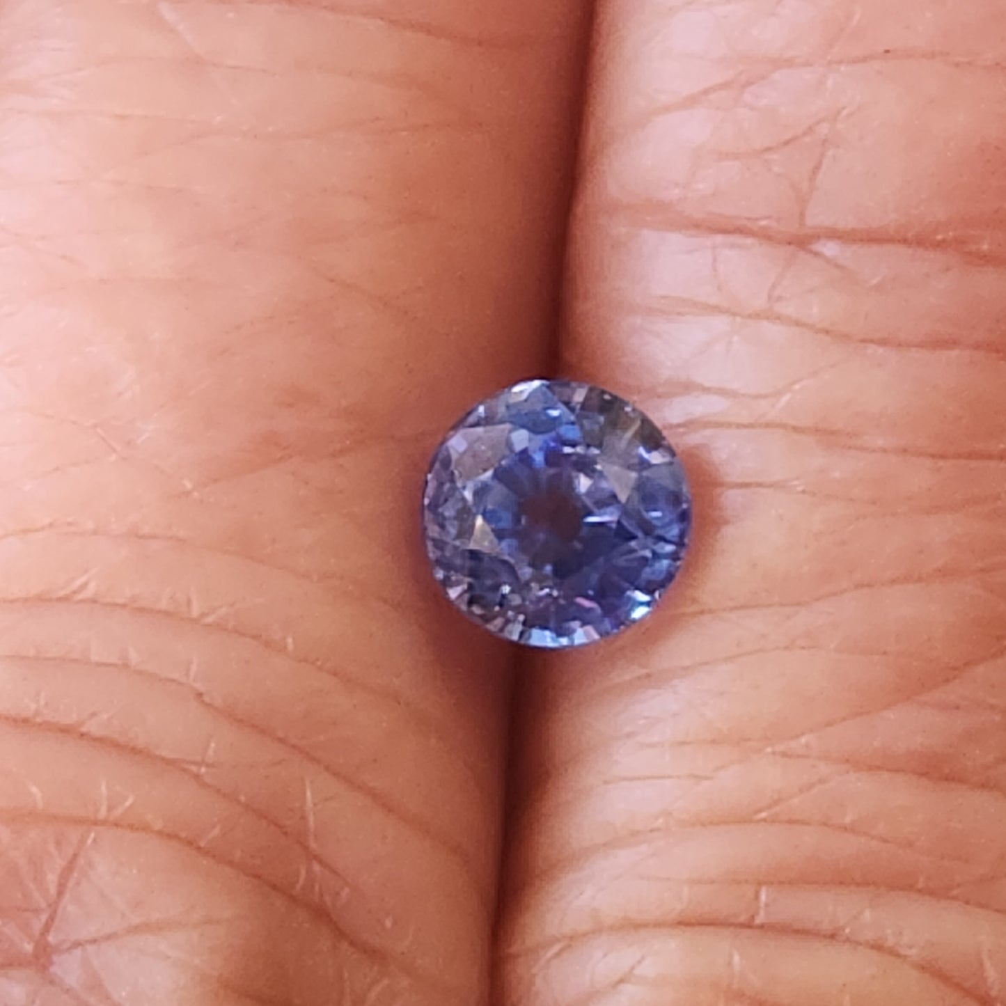 1.48 ct  Blue Sapphire Round (heat)