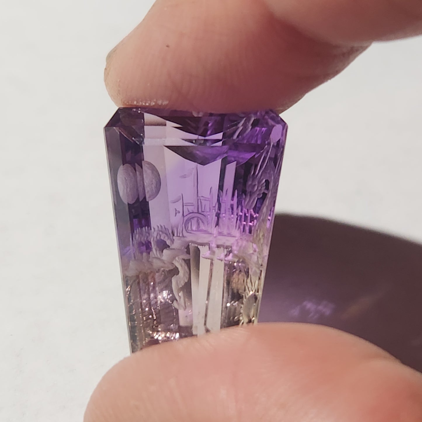 Ametrine Carving Dragon 25.67 ct
