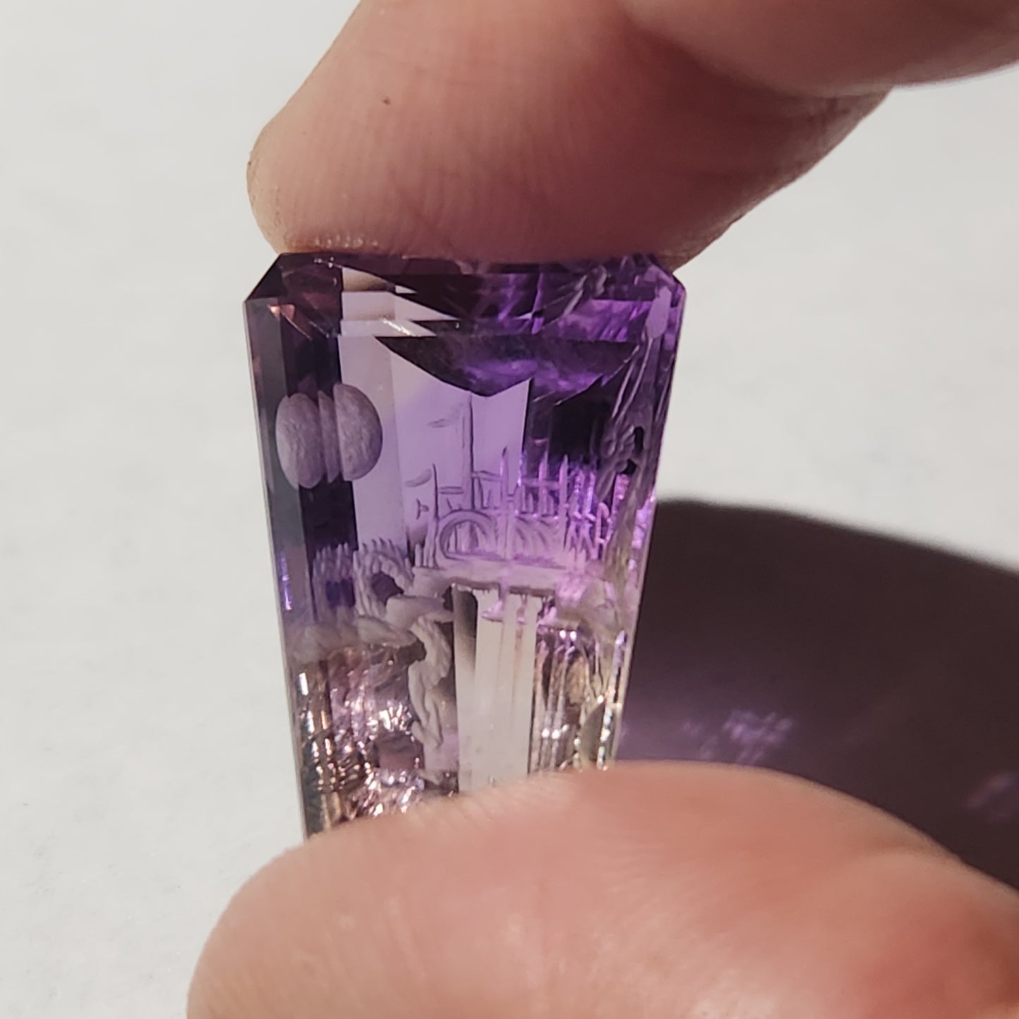 Ametrine Carving Dragon 25.67 ct