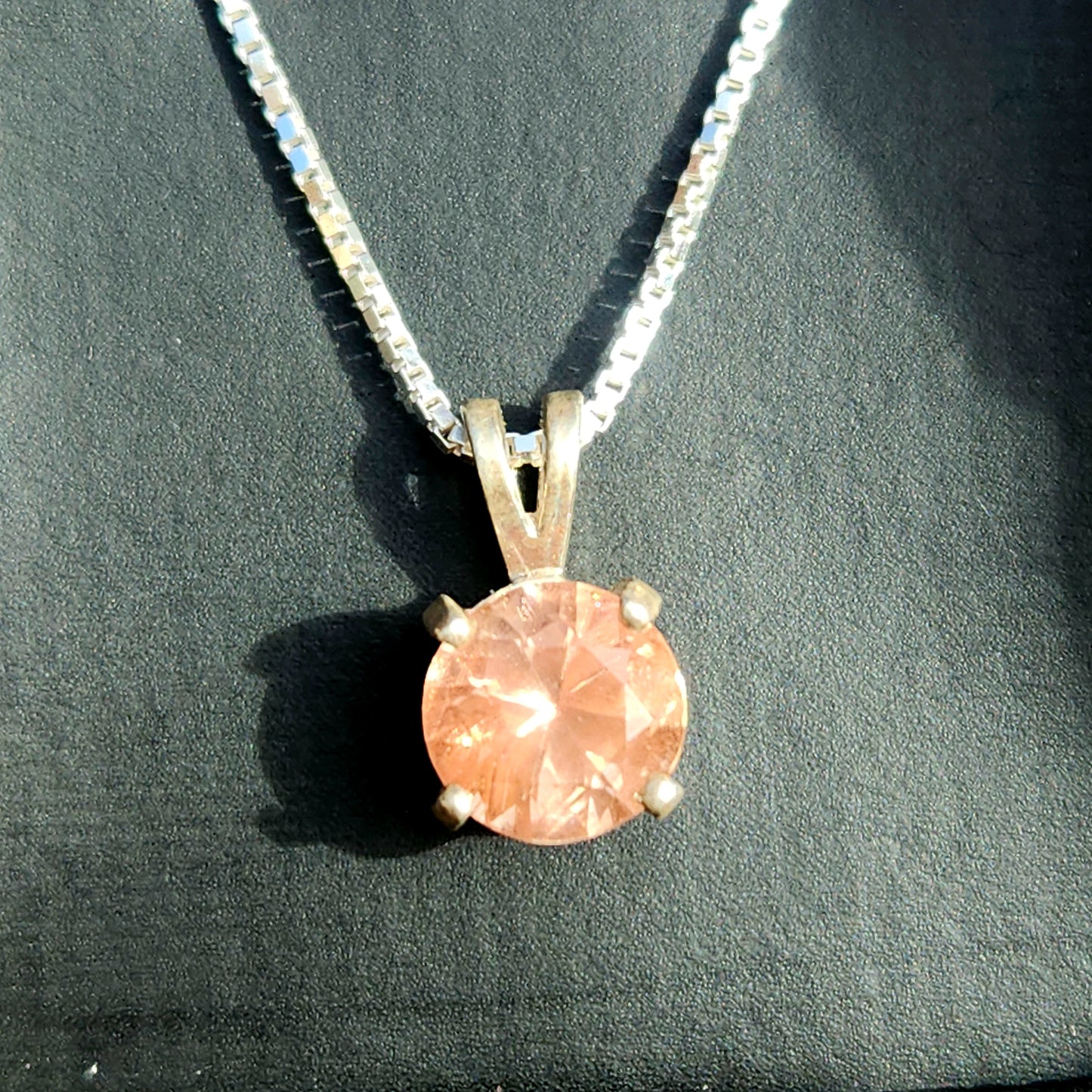Sunstone in Silver Pendant