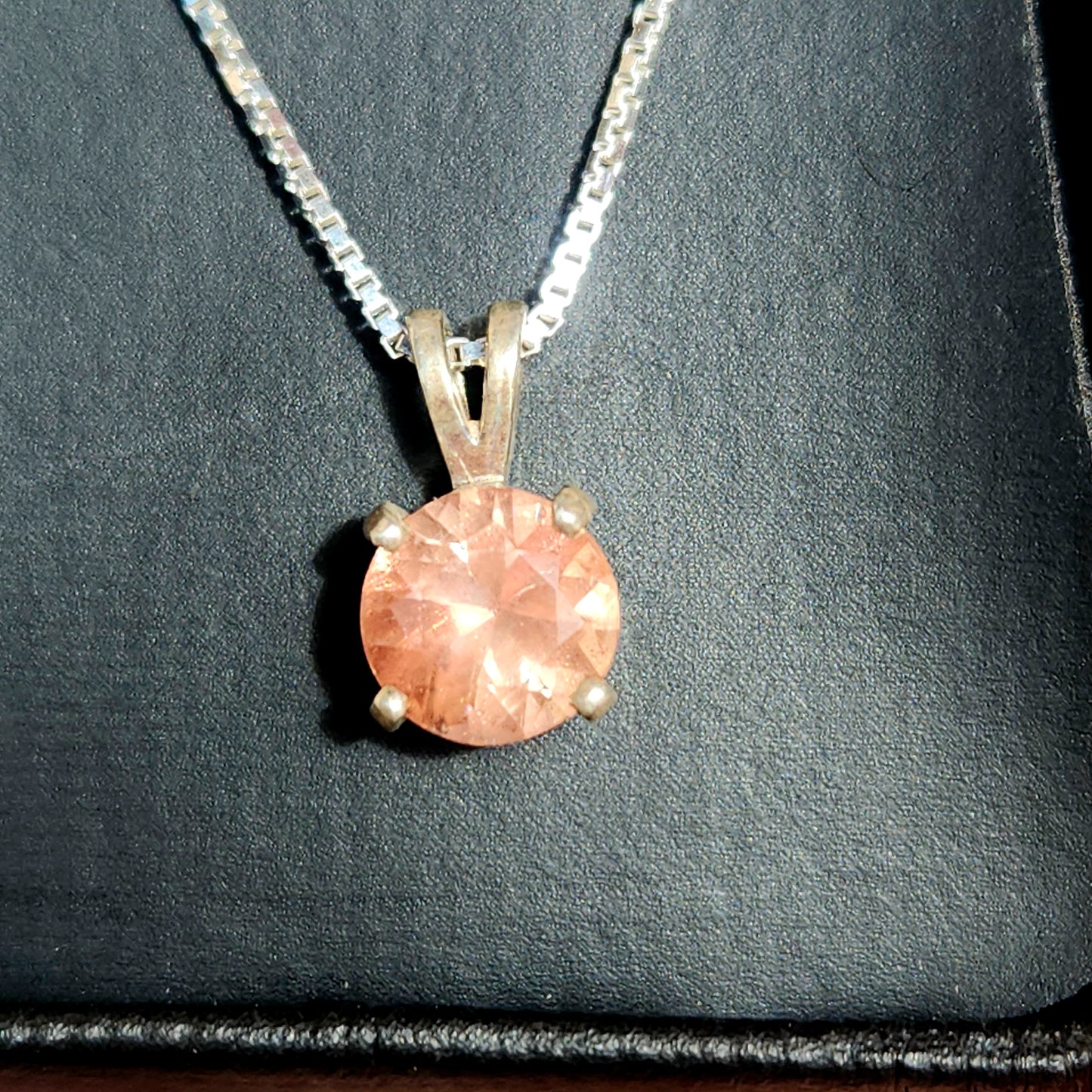 Sunstone in Silver Pendant