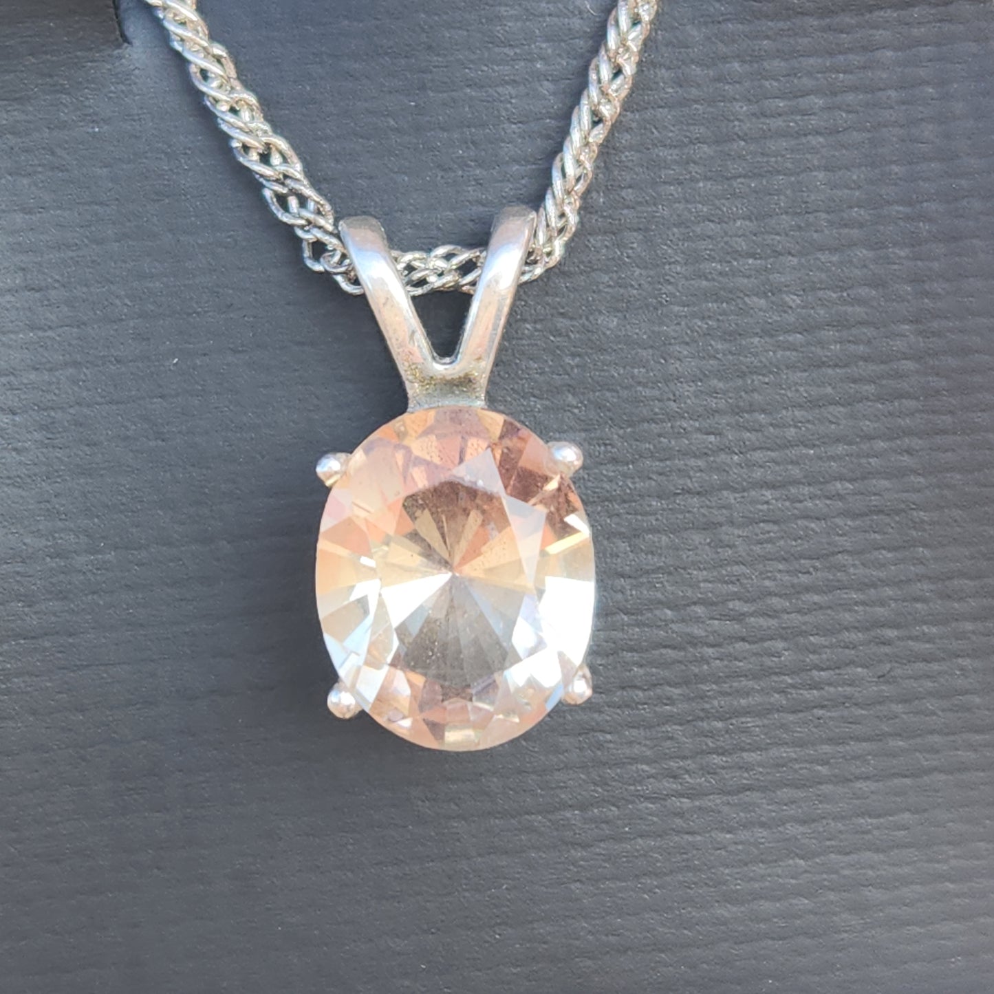 Sunstone in Silver Pendant