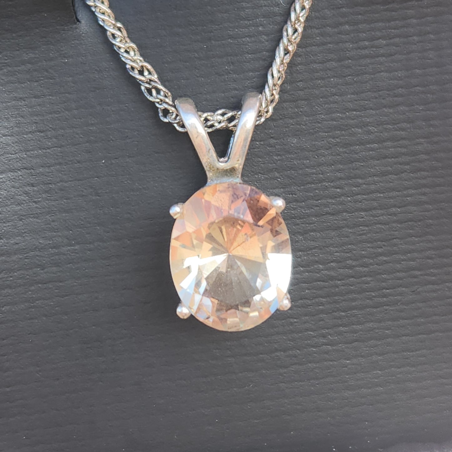 Sunstone in Silver Pendant
