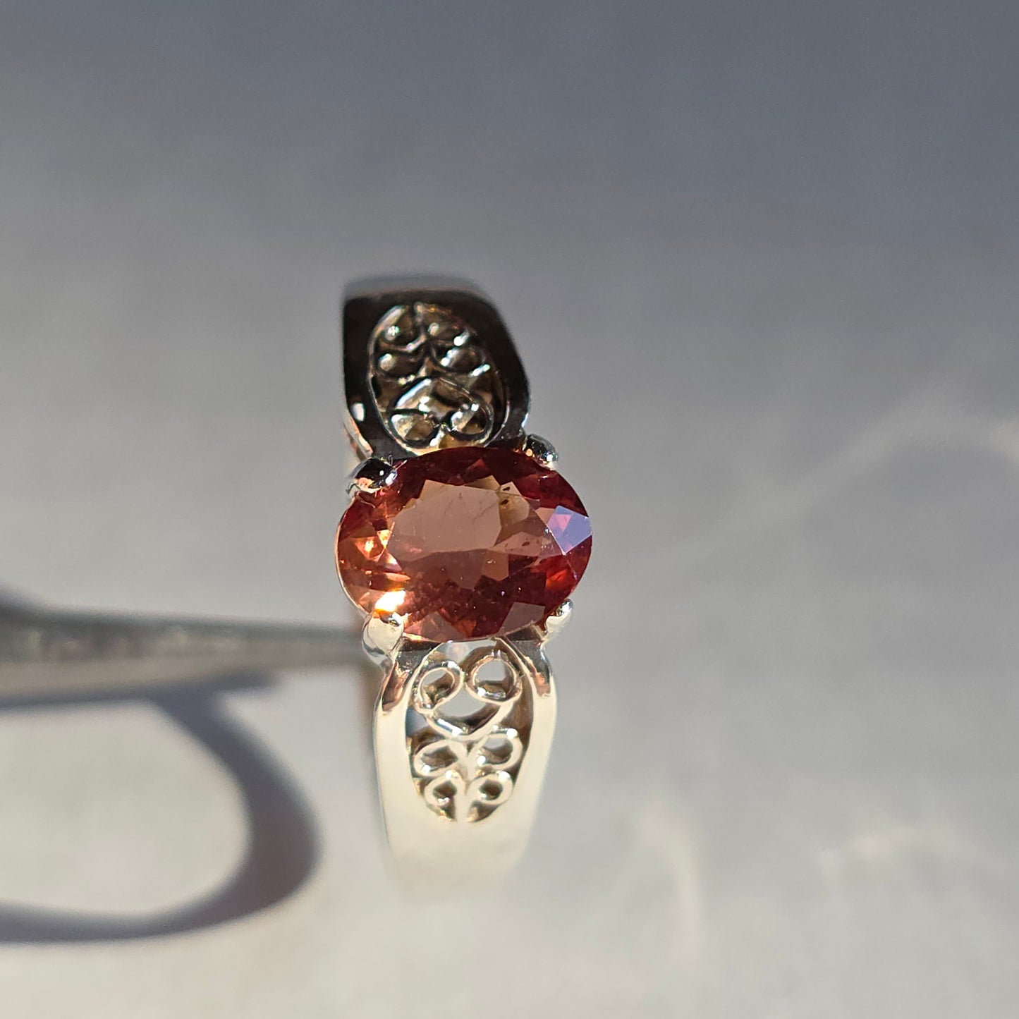Oregon Sunstone silver ring