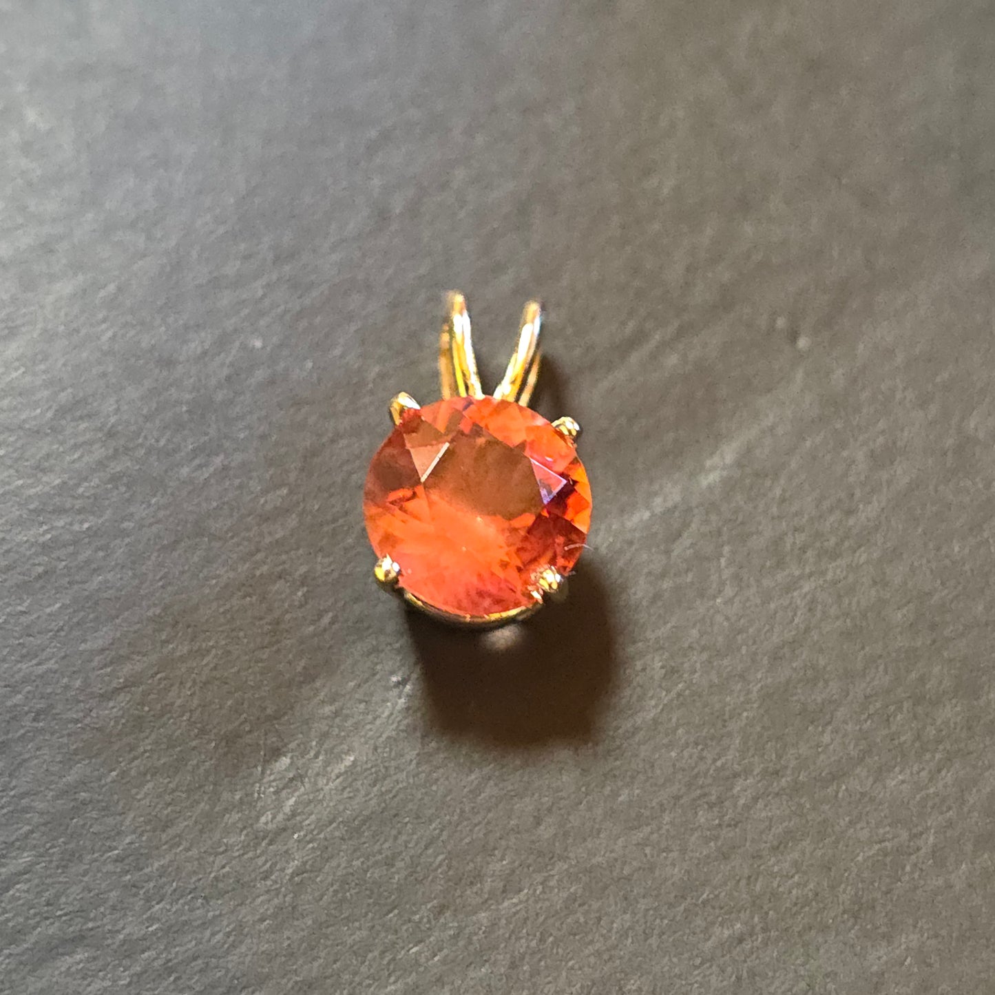 Oregon Sunstone 14 kt Gold Pendant