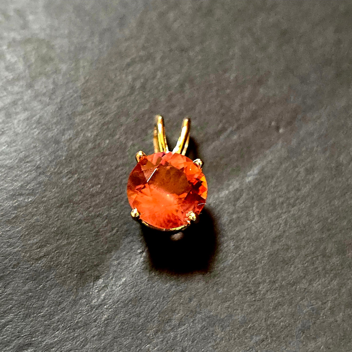 Oregon Sunstone 14 kt Gold Pendant