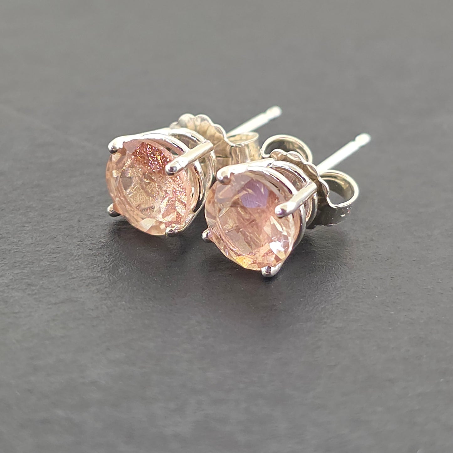 Oregon Sunstones Silver Earring