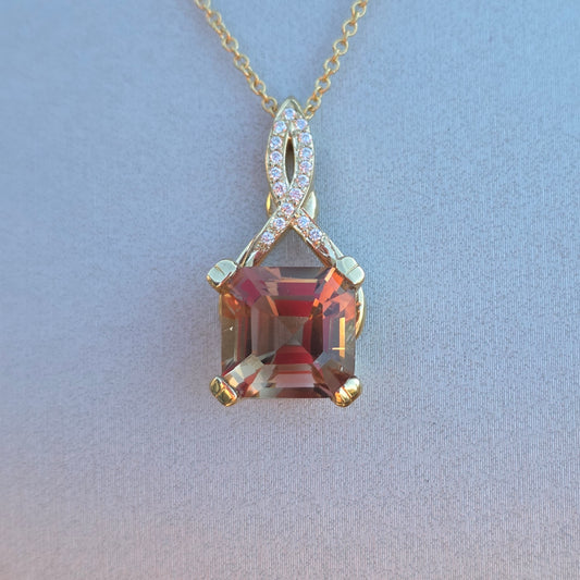 4.32 ct Oregon Sunstone 14 kt Gold