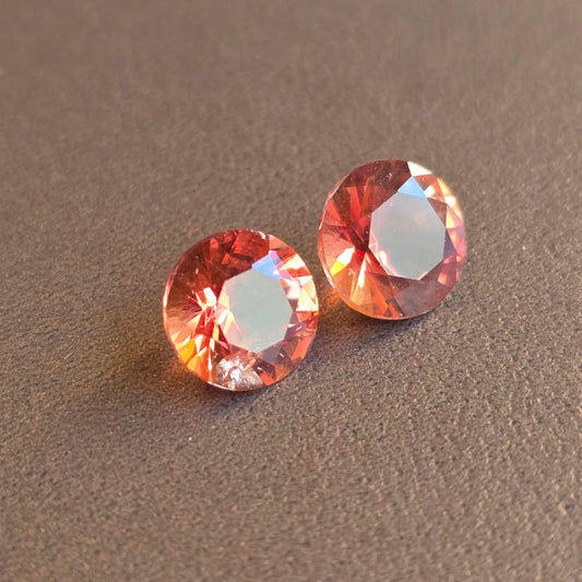 3.15 ct Oregon Sunstones 8 mm