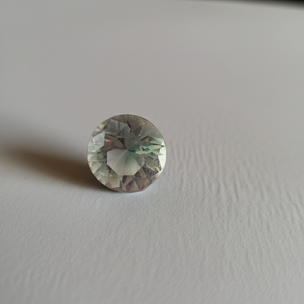 0.69 ct  Green Oregon Sunstone 6 x 6 mm