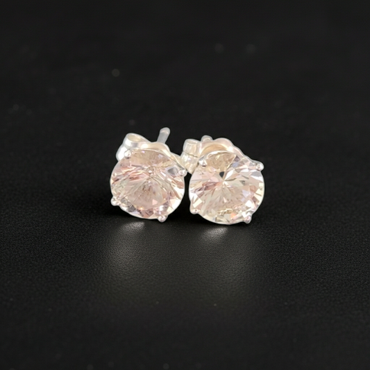 Oregon Sunstones in Silver Earrings