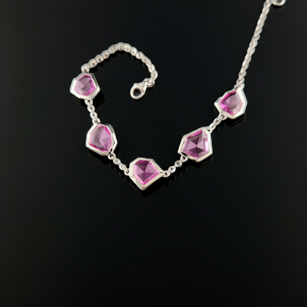 Sapphire in 18 kw Bracelet