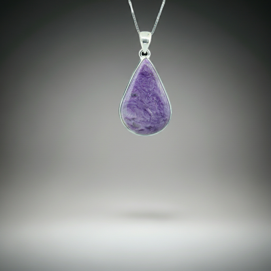 Charoite Pendant Silver