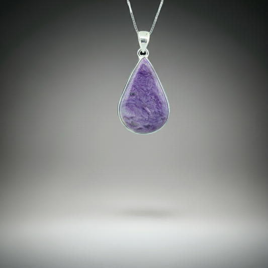 Charoite Pendant Silver