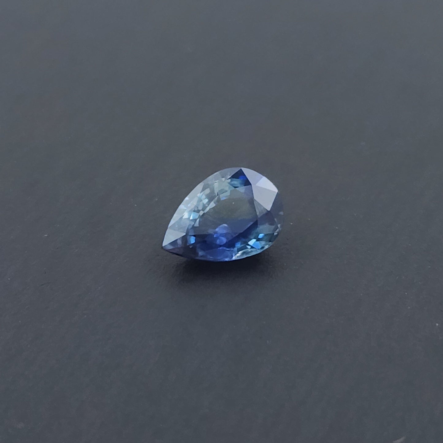 Sapphire Pear Facet
