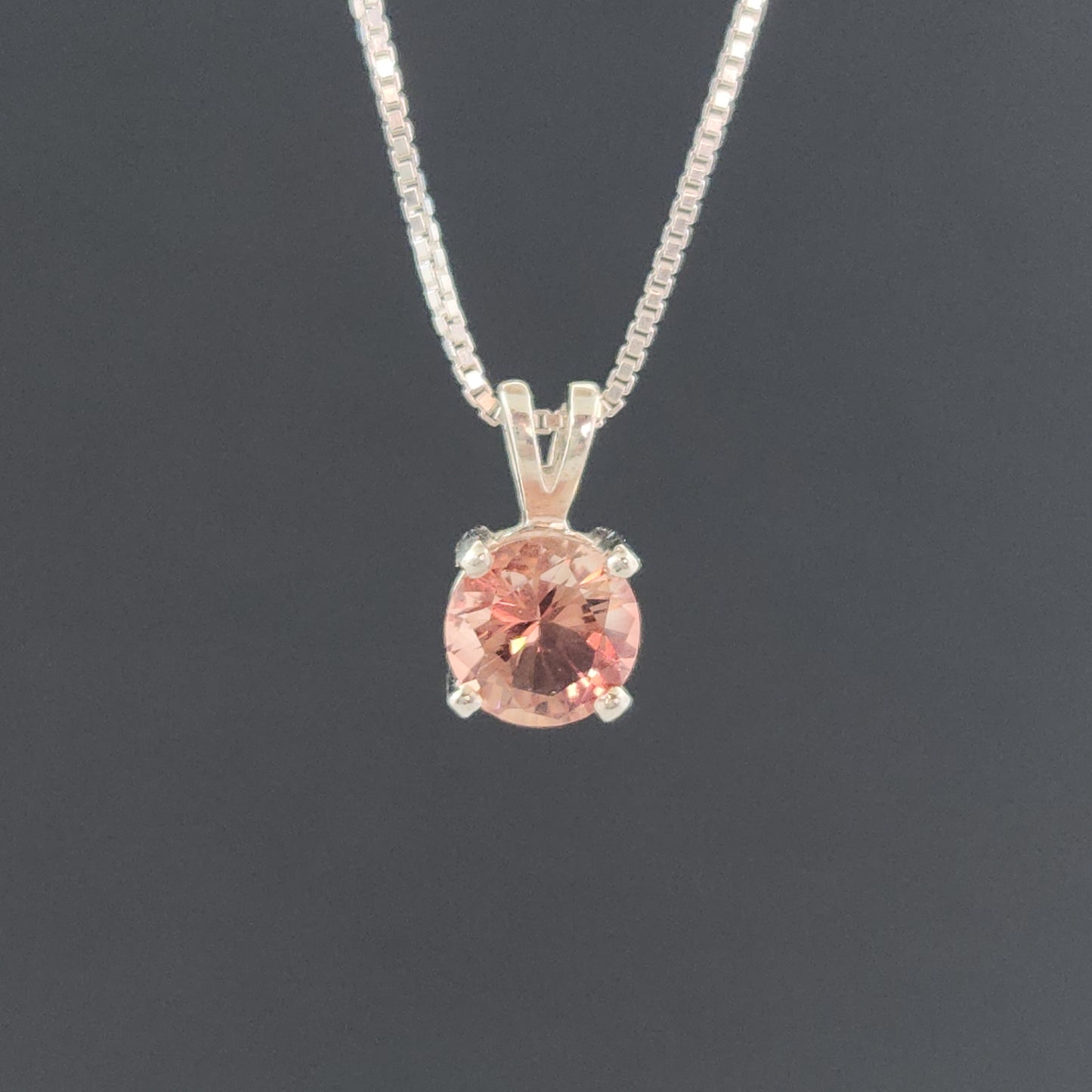 Sunstone in Silver Pendant