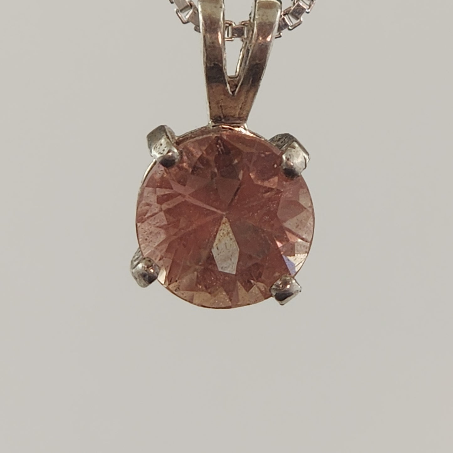 Sunstone in Silver Pendant