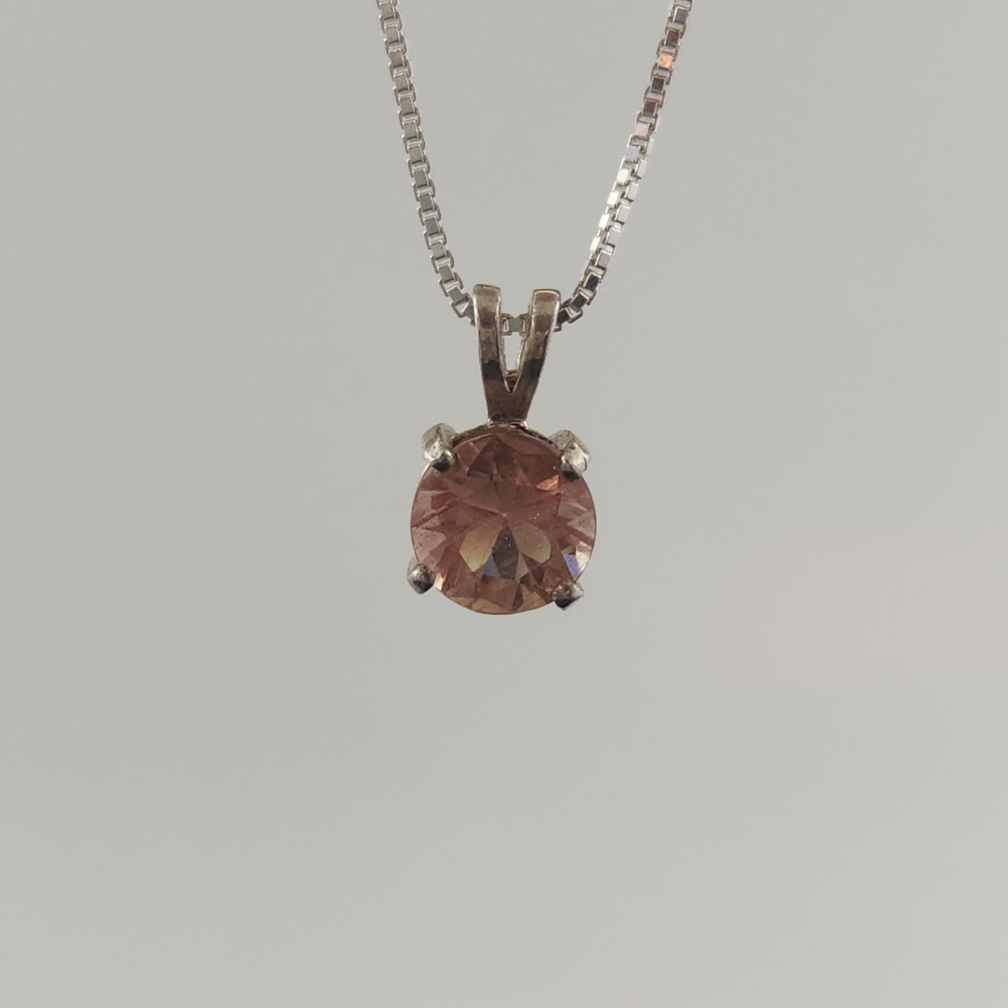 Sunstone in Silver Pendant