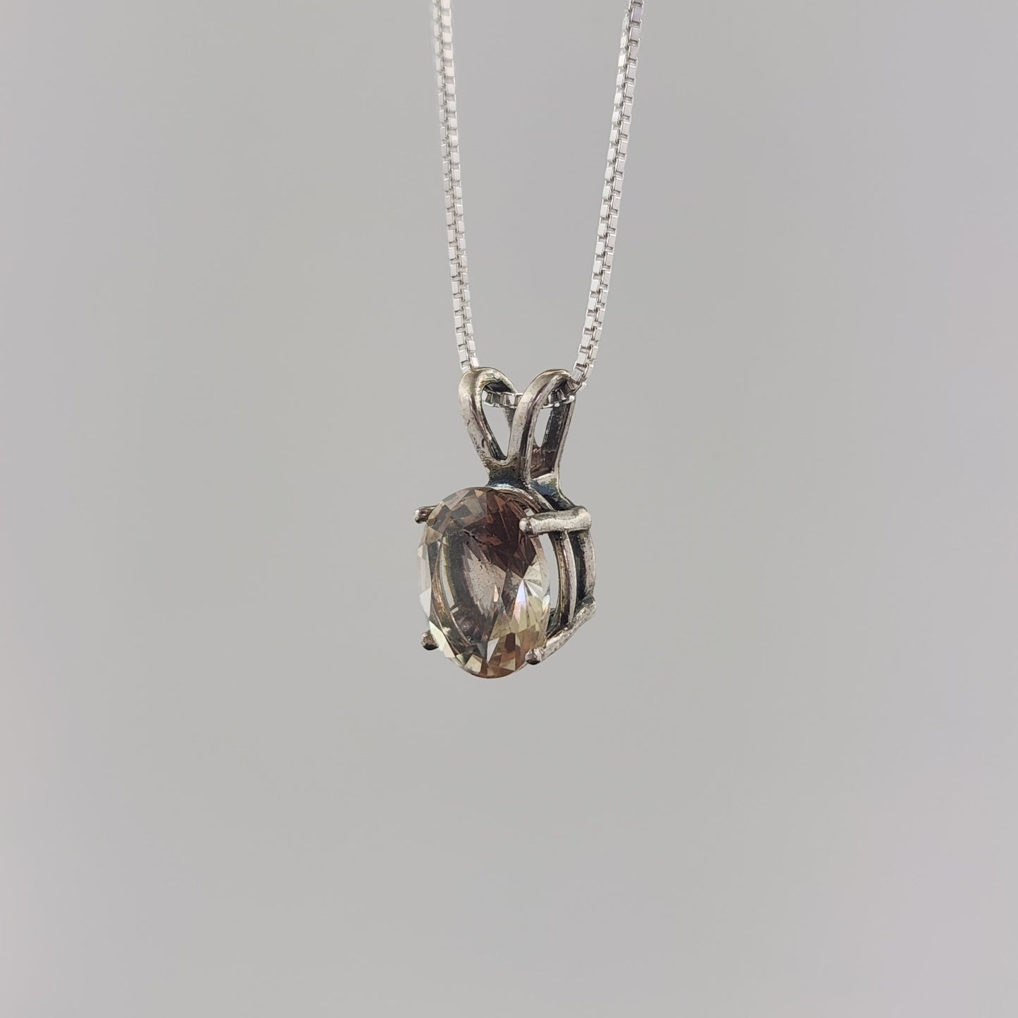 Sunstone in Silver Pendant