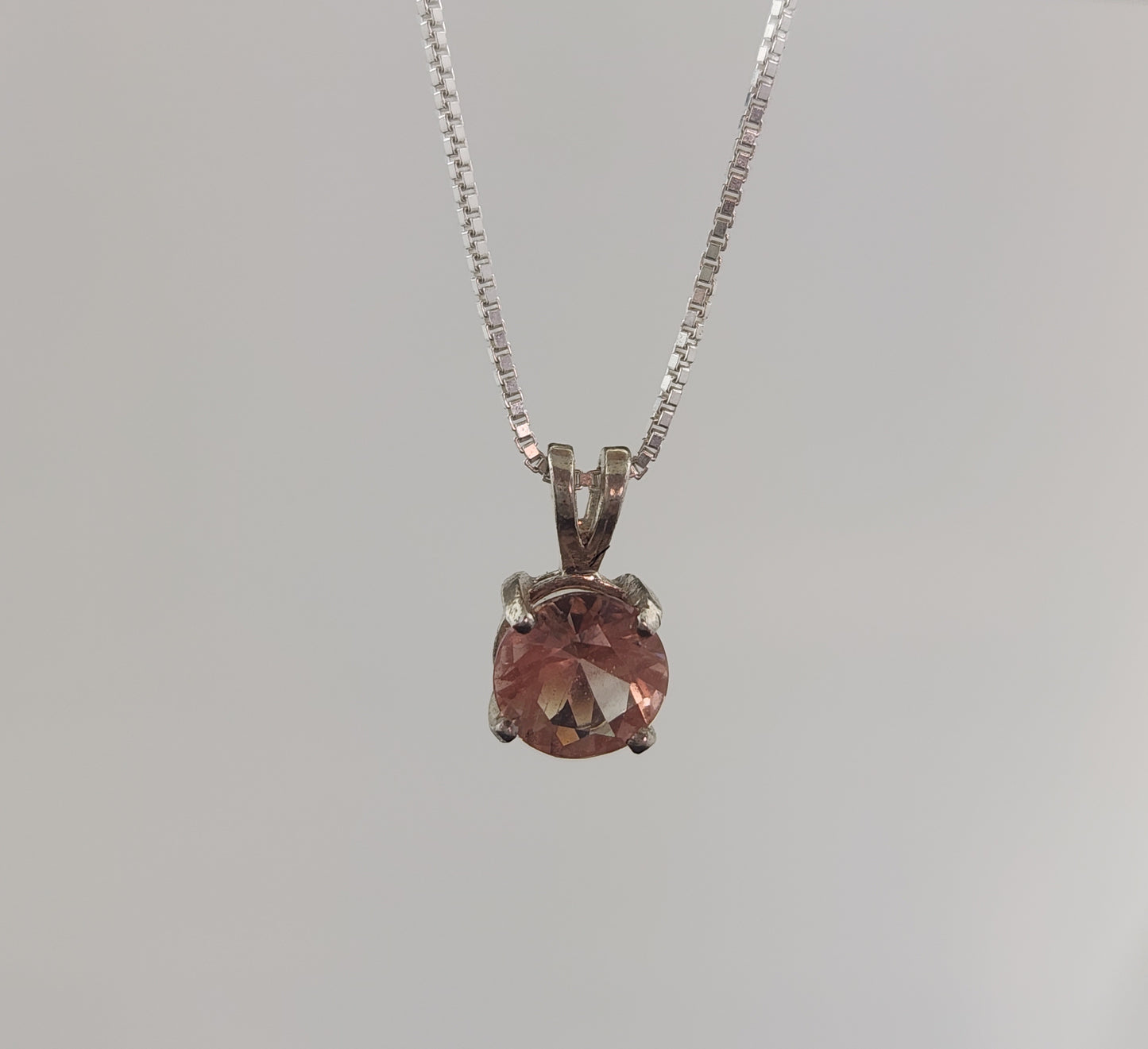 Sunstone in Silver Pendant