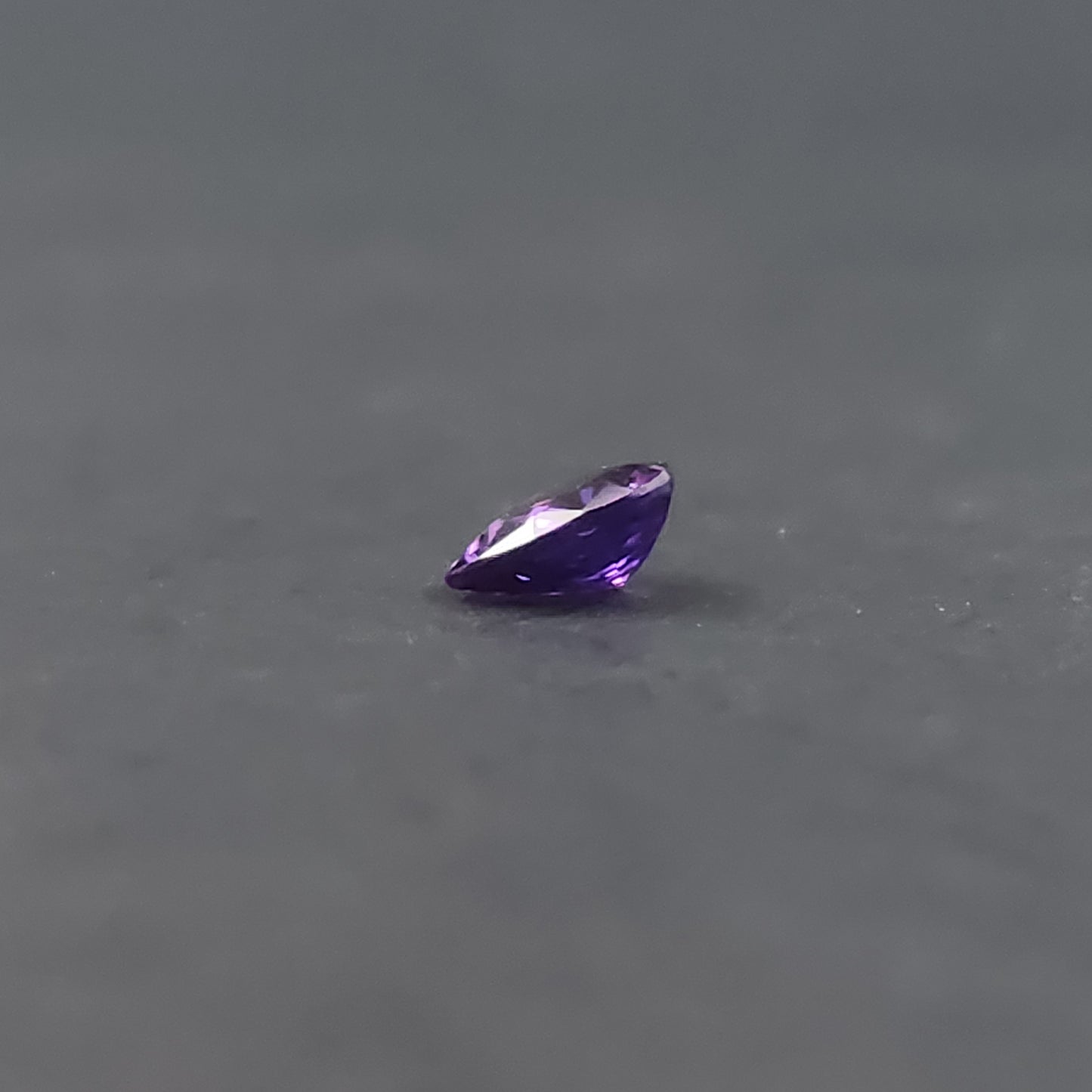 Purple Sapphire Facet