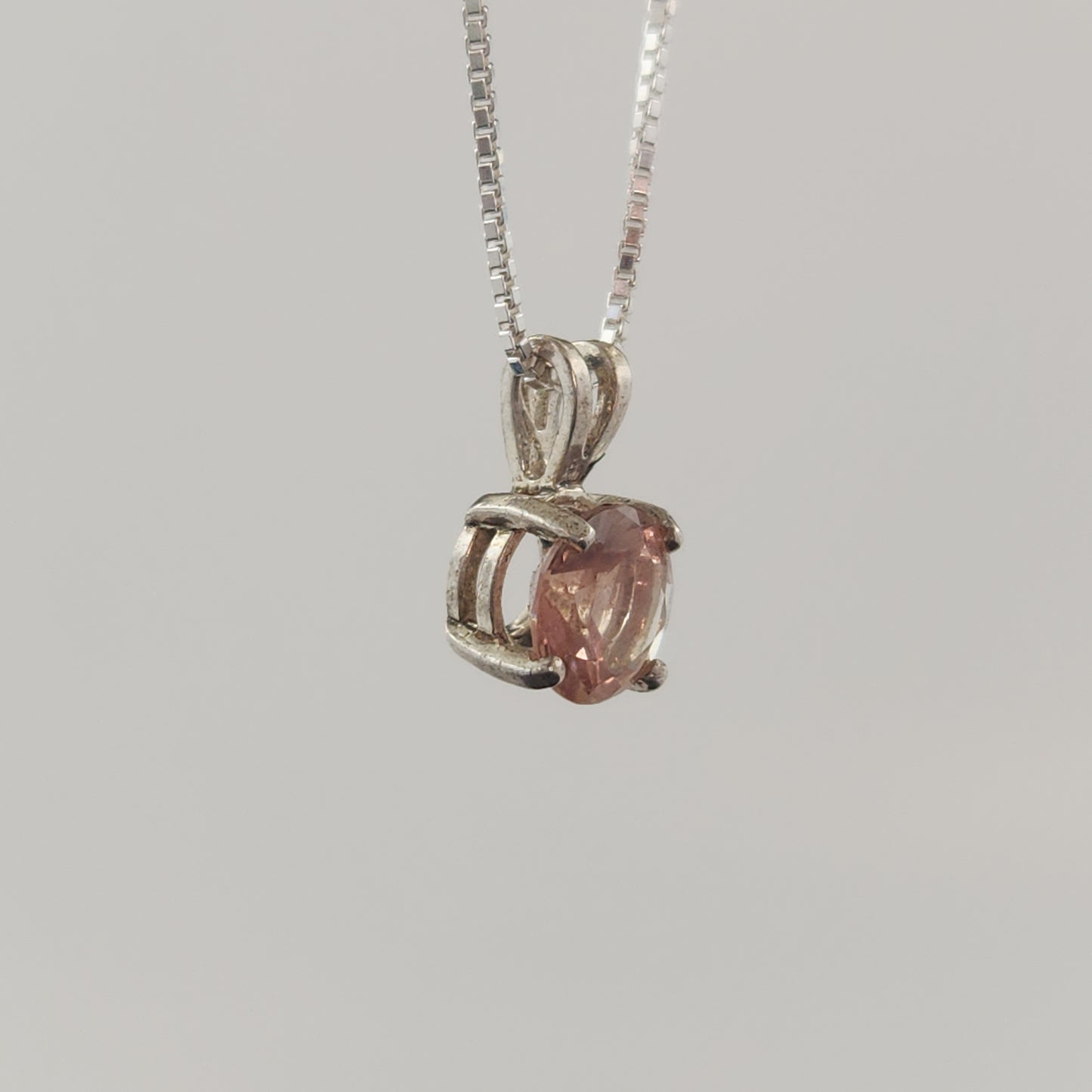 Sunstone in Silver Pendant