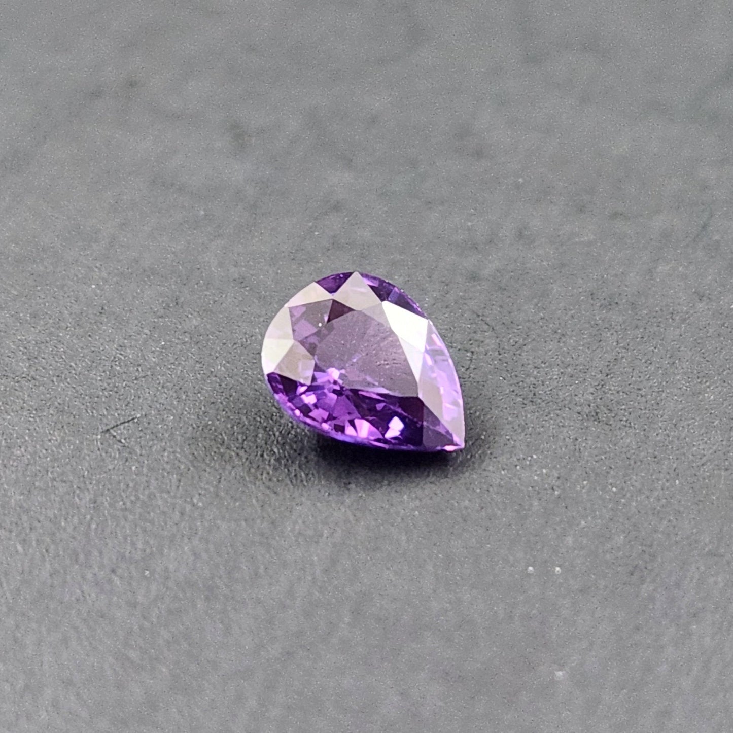 Purple Sapphire Facet