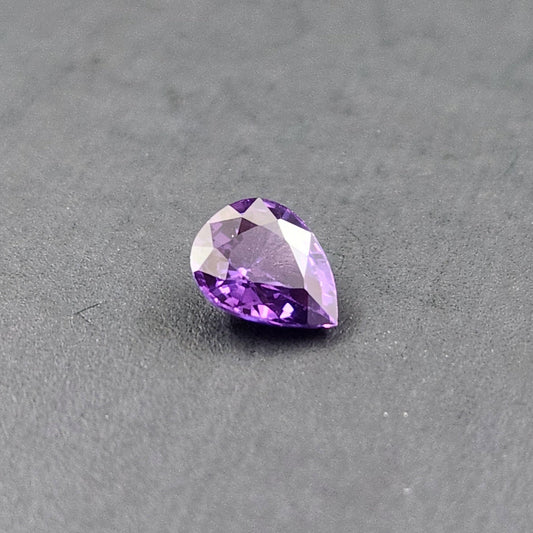 Purple Sapphire Facet