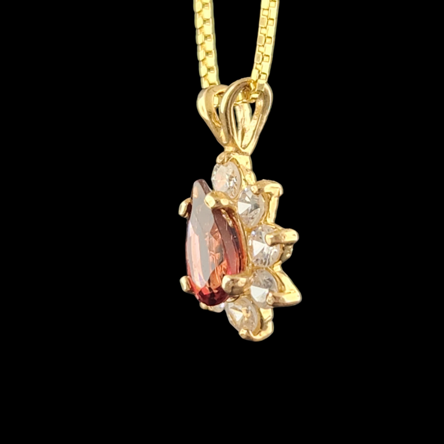 Garnet and CZ in 14 ky