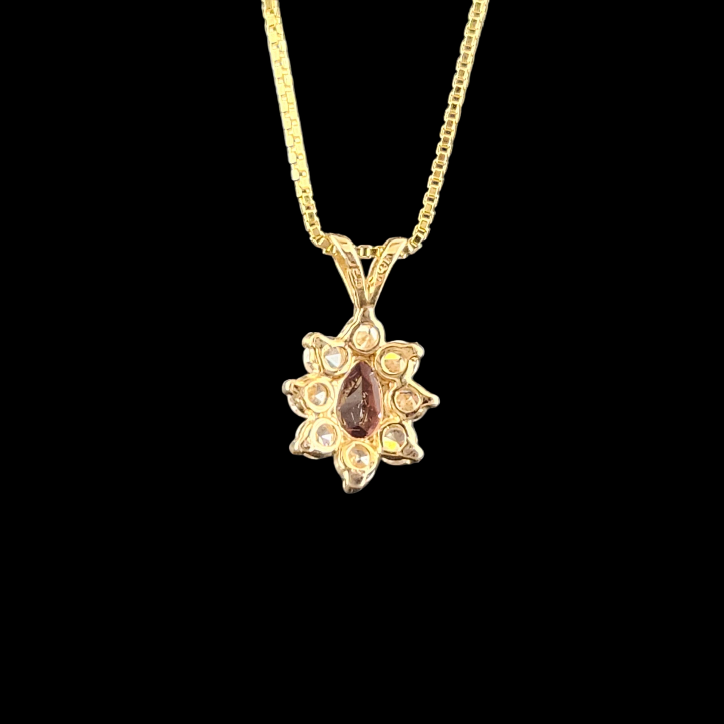 Garnet and CZ in 14 ky