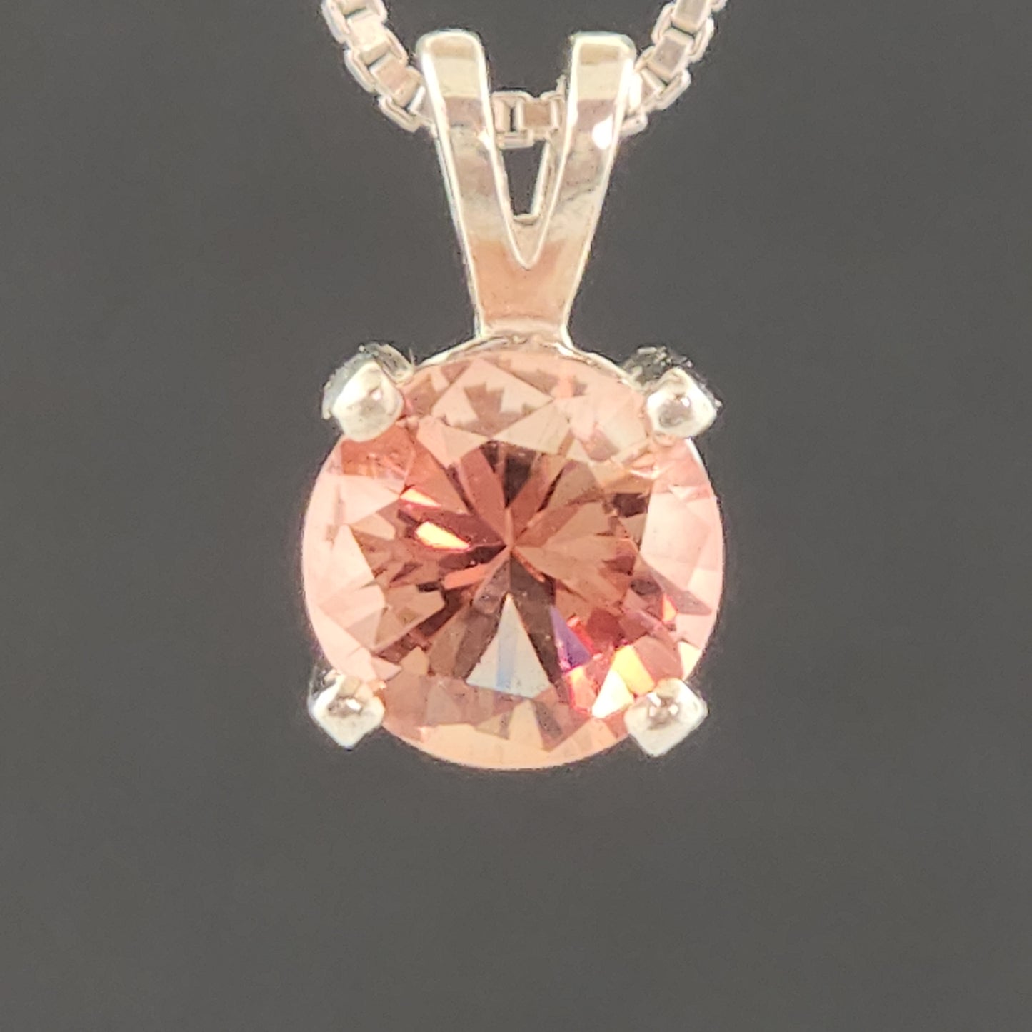 Sunstone in Silver Pendant