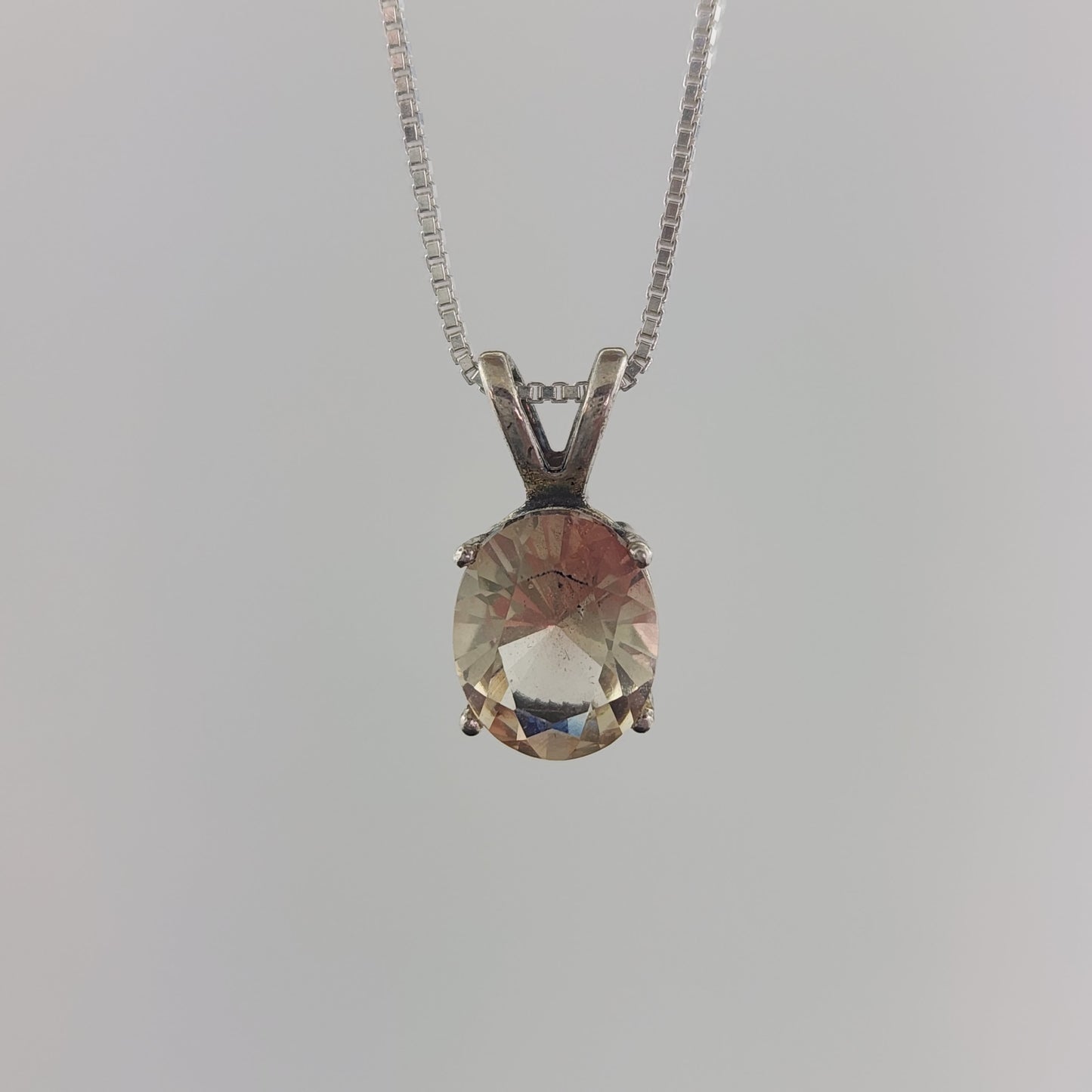 Sunstone in Silver Pendant