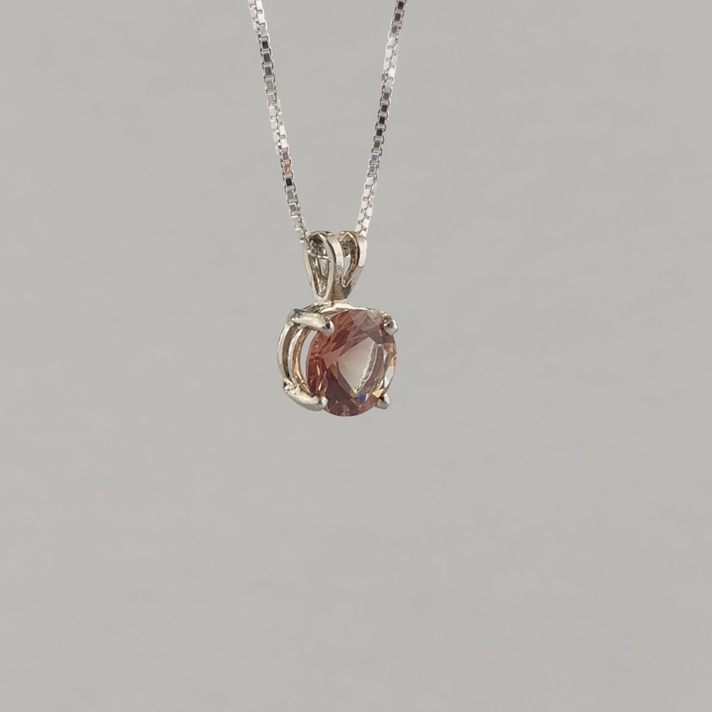 Sunstone in Silver Pendant