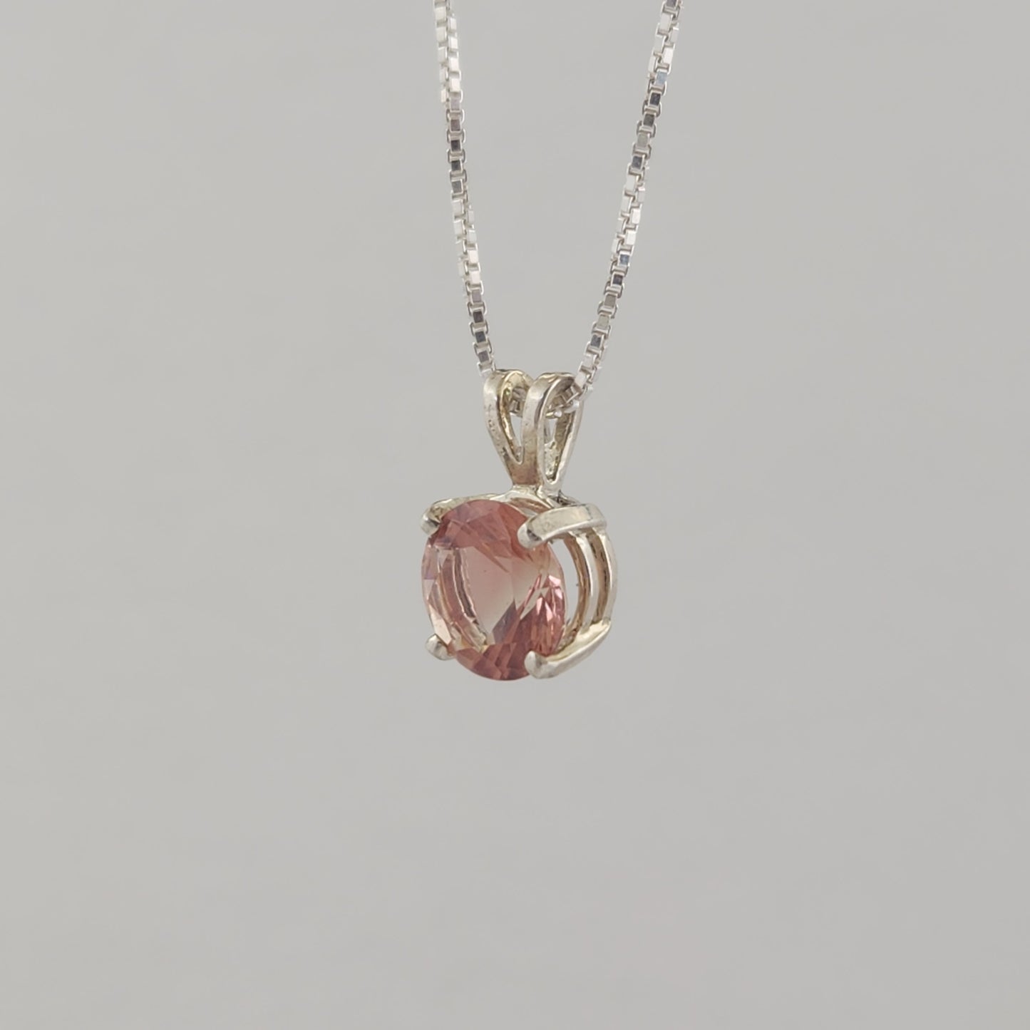 Sunstone in Silver Pendant