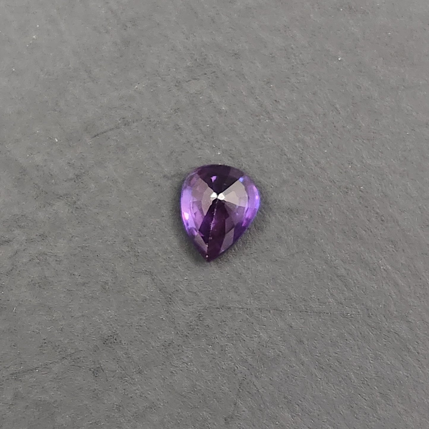 Purple Sapphire Facet