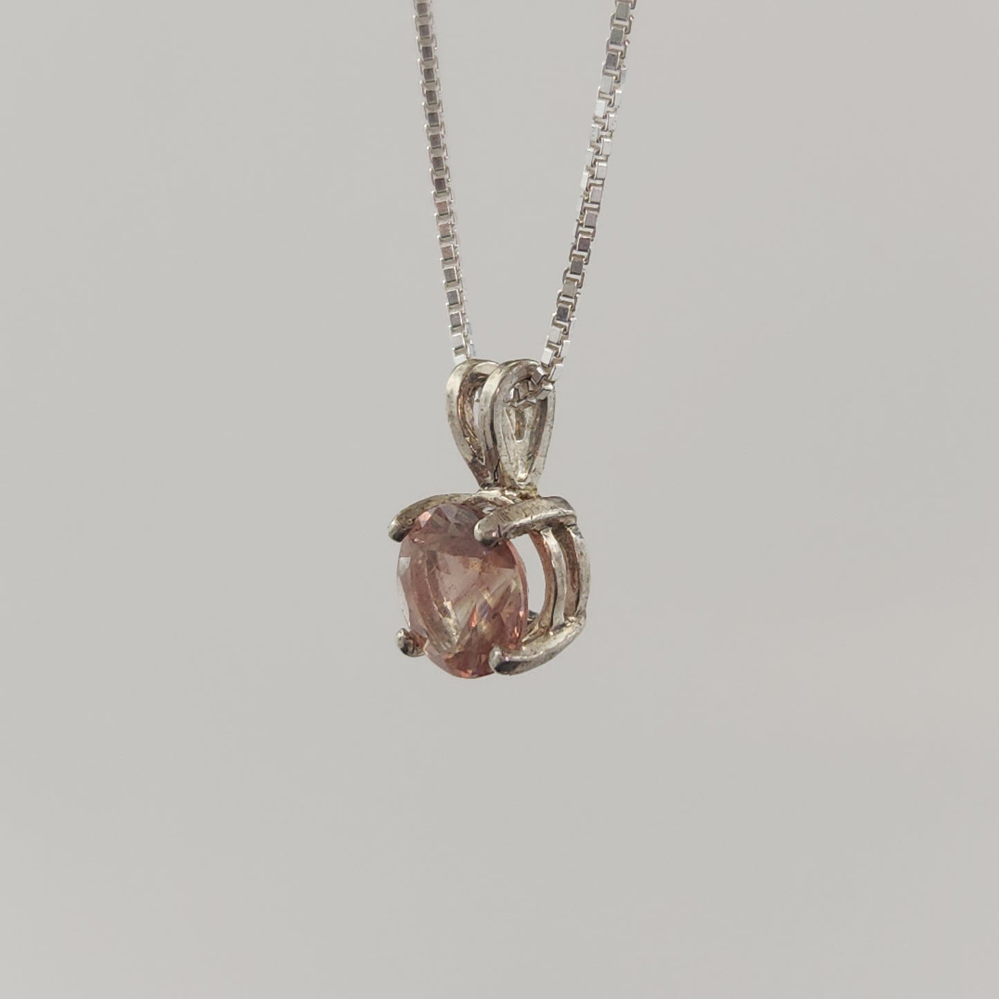 Sunstone in Silver Pendant