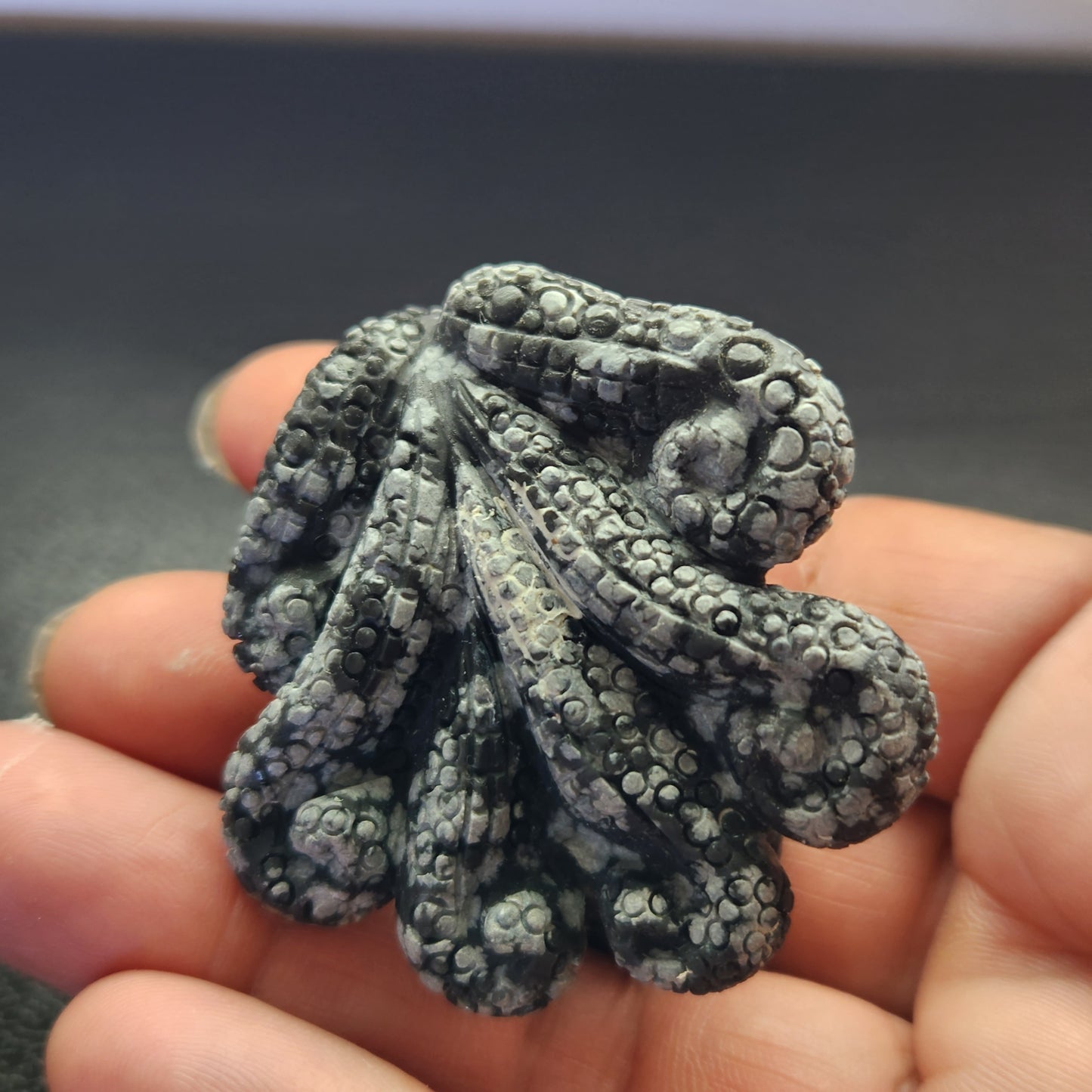 Snowflake Obsidian Octopus